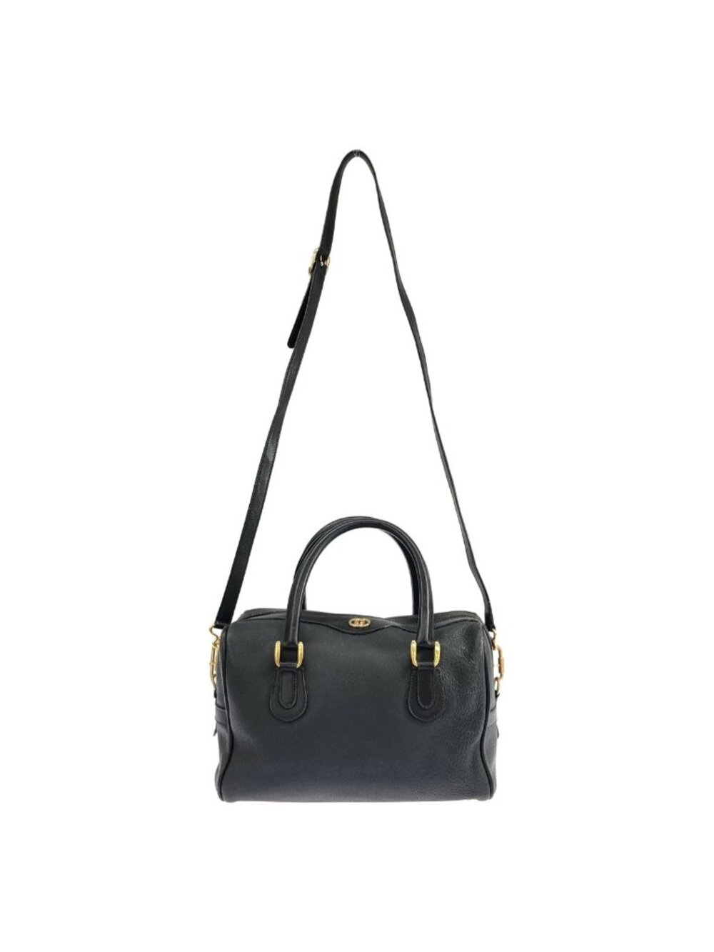 Gucci Vintage 2-Way Shoulder Bag Black